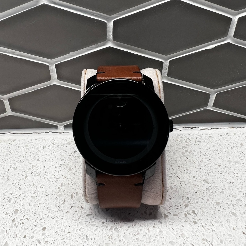 Movado Bold Brown Leather Strap